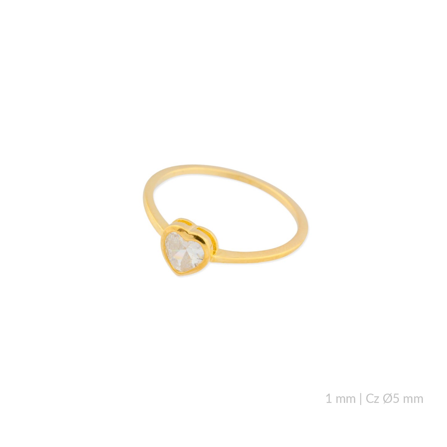 Anillo de Plata de Ley con circonitas