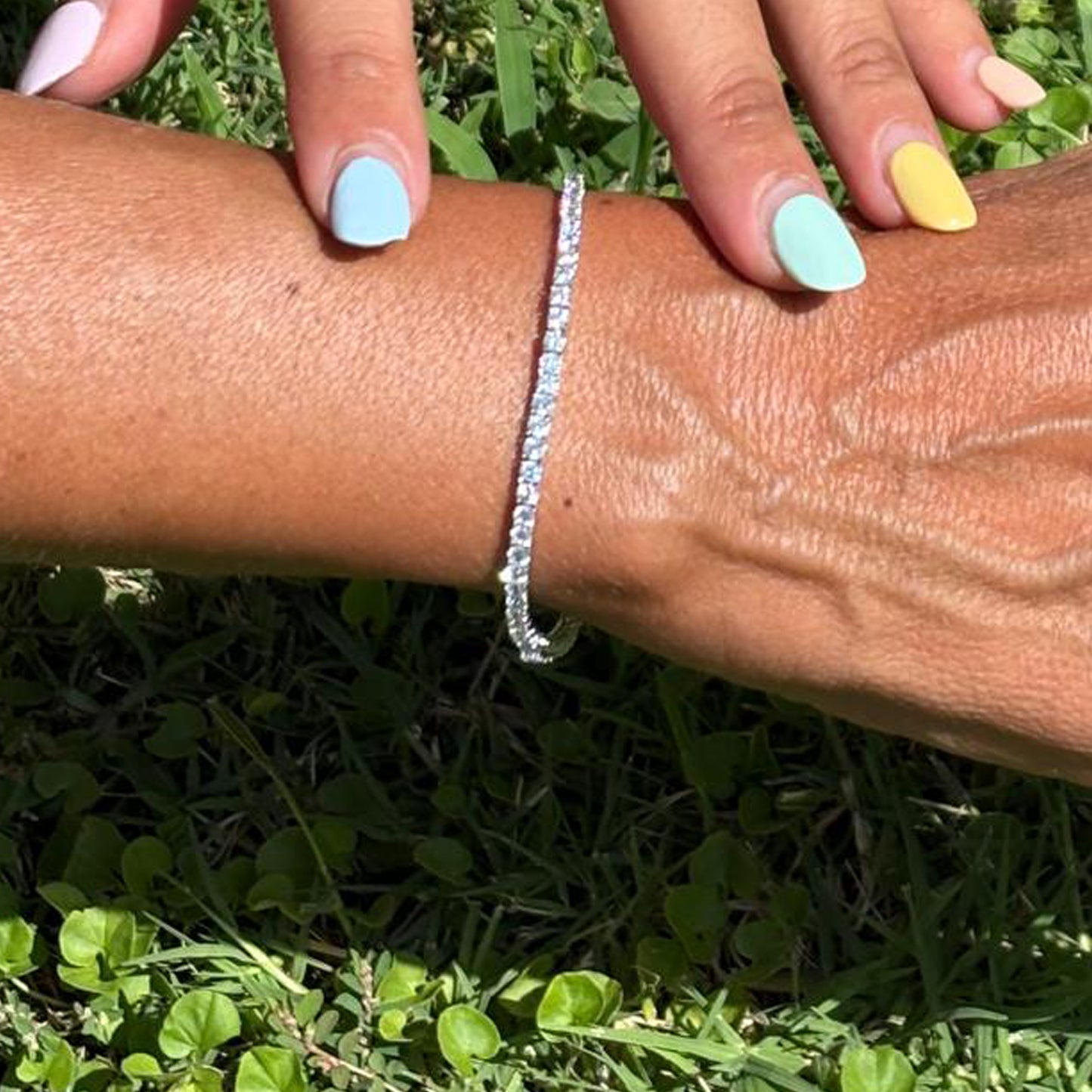 Pulsera tenis rivière 18CM