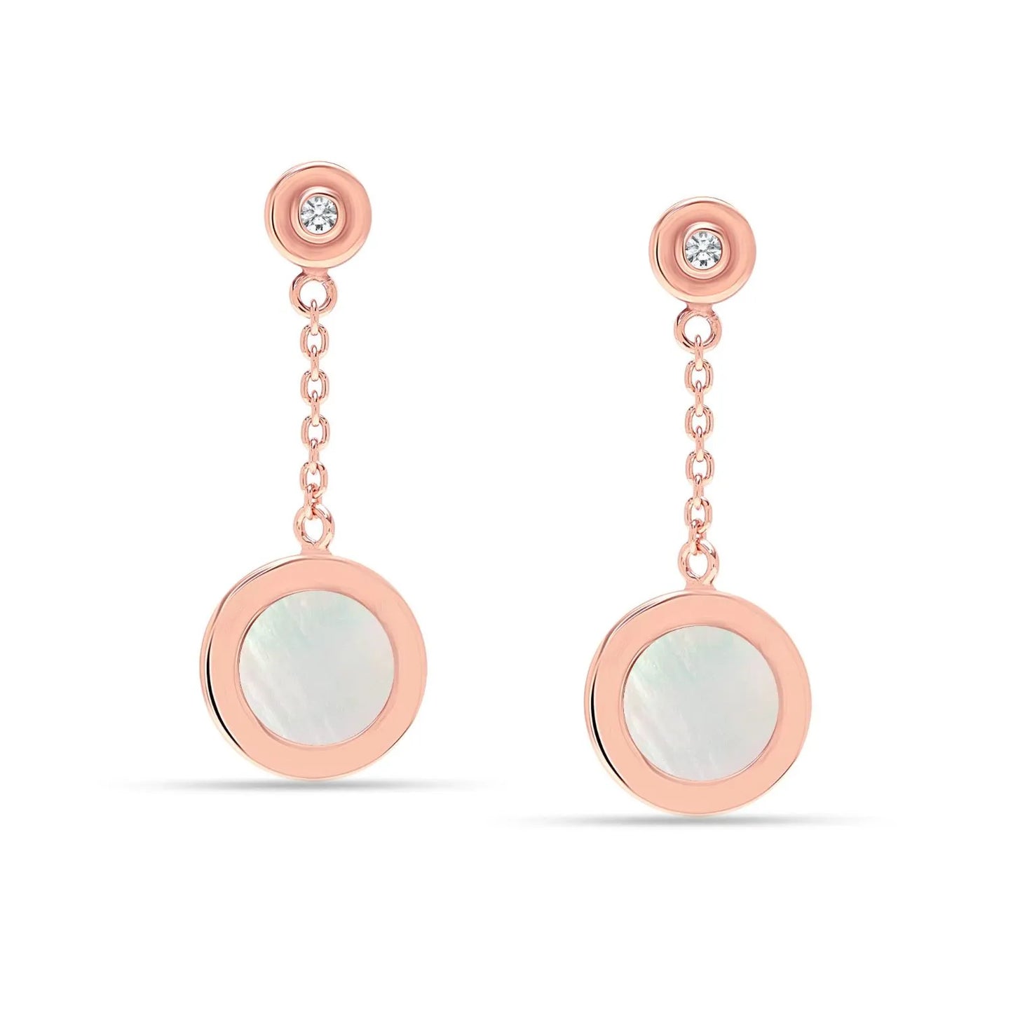 Pendientes colgantes de perla