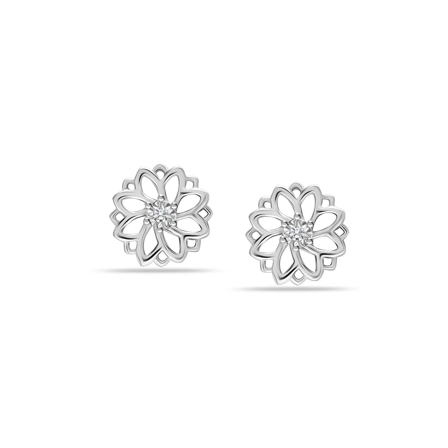 Pendientes Flor de Hielo