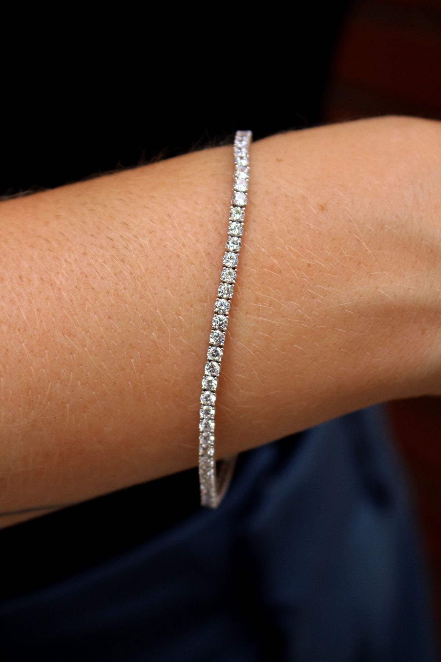 Pulsera tenis rivière 18CM