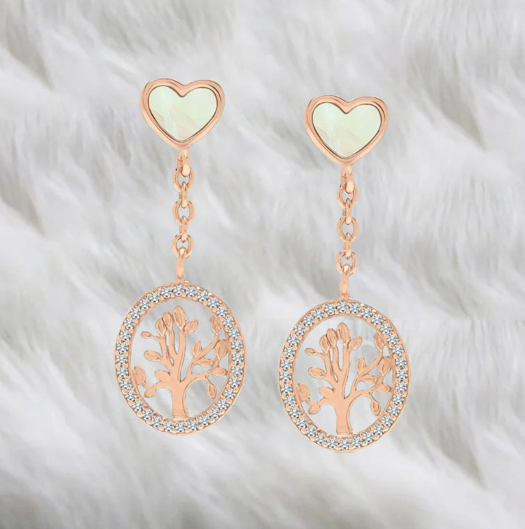 Pendientes colgantes del árbol de la vida