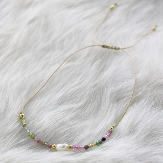 Pulsera de Plata de Ley multicolor