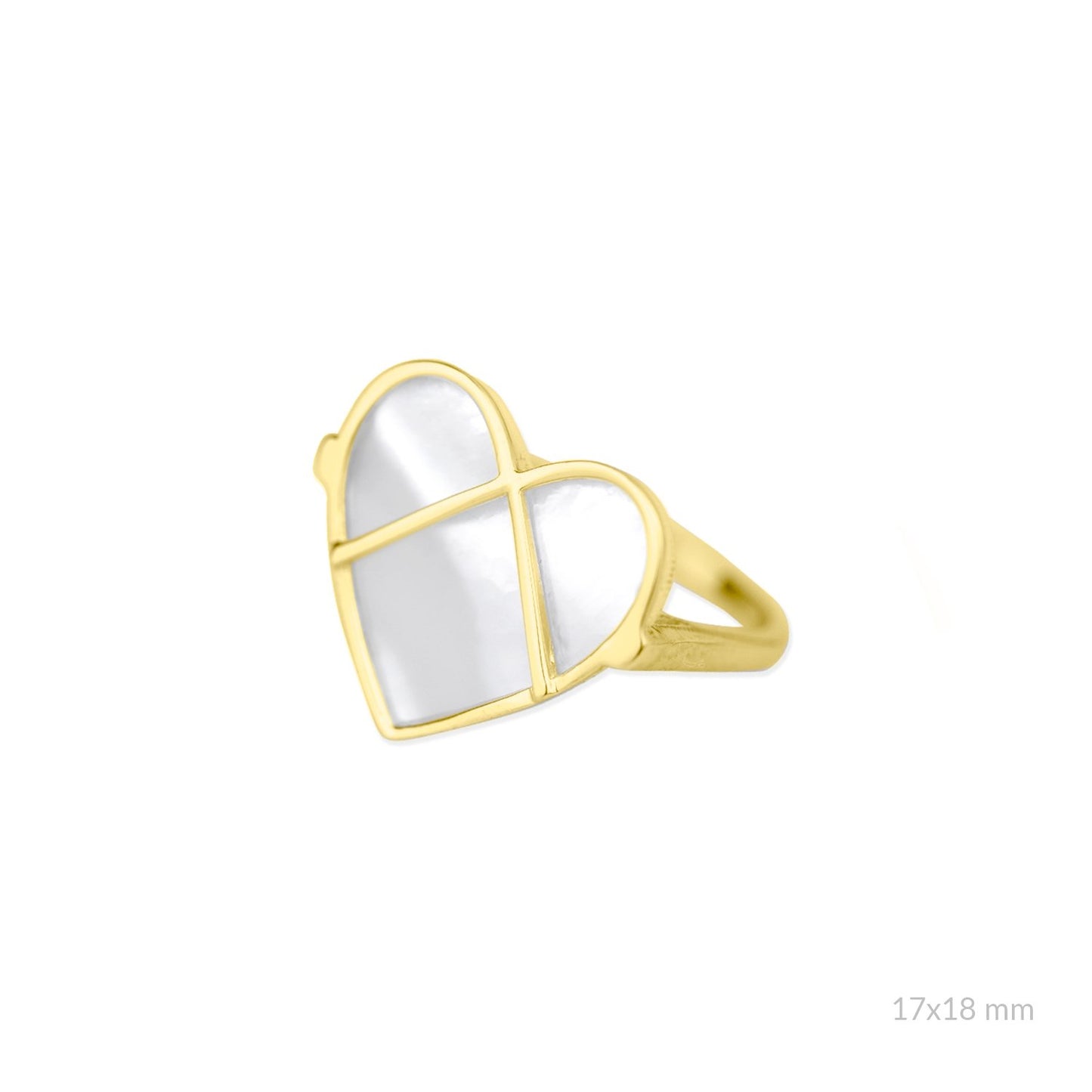 Anillo de Plata de Ley corazón