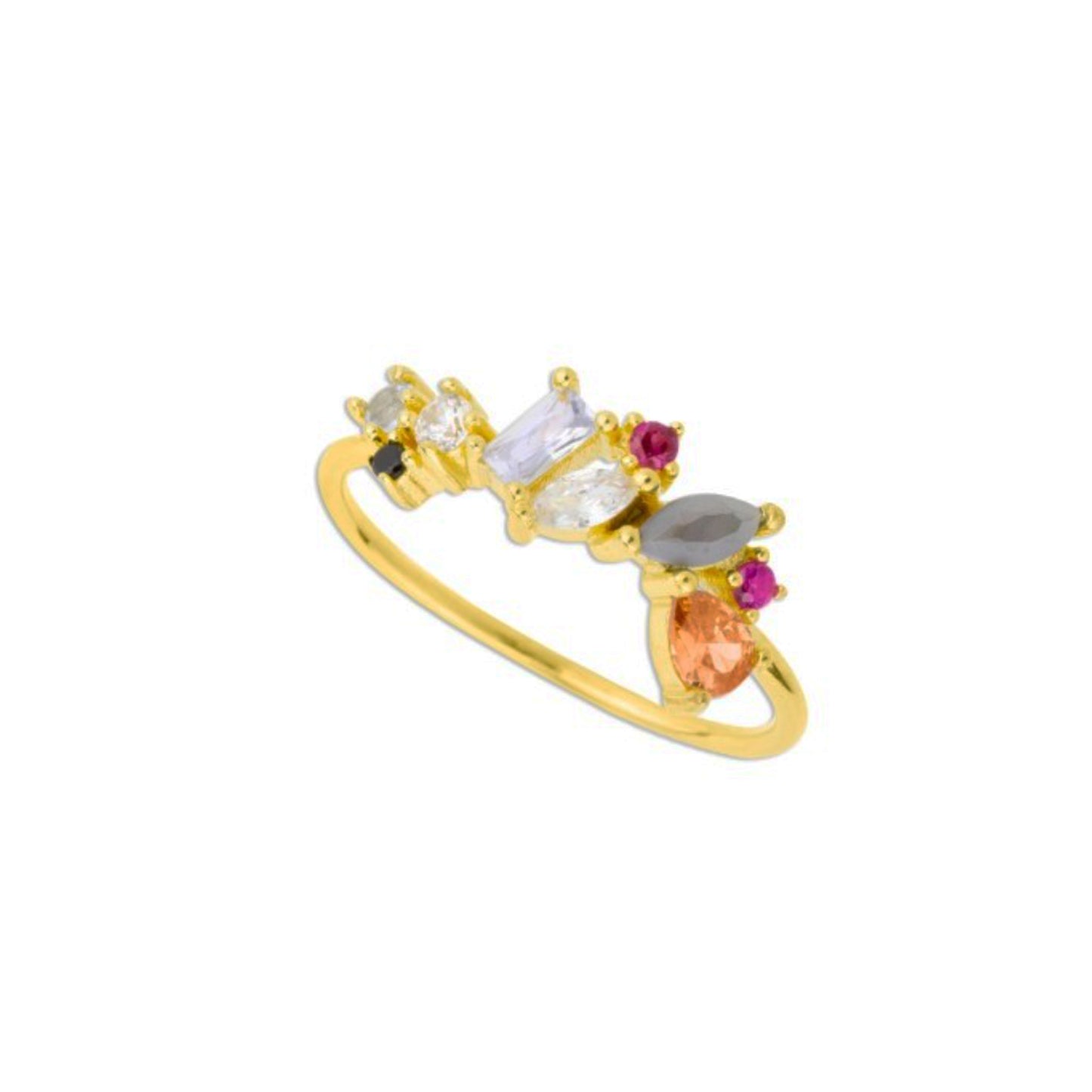 Sortija Plata 925 con Circonitas Lila – Joyas 24/7 | Minimalismo con Carácter