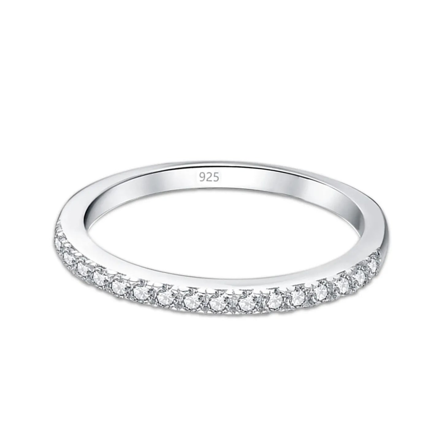 Anillo Destello Eterno Plata 925 con Circonitas – Joyas 24/7 | Minimalismo con Carácter
