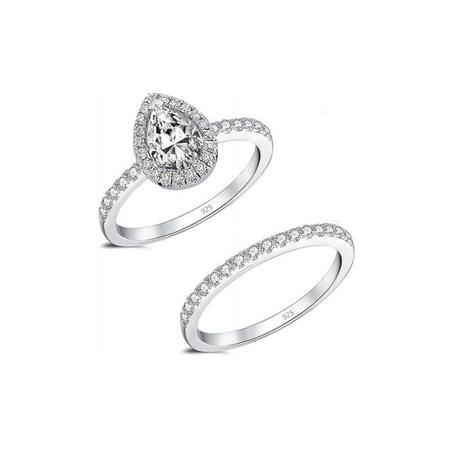 Set Compromiso Radiante Plata 925 – Joyas 24/7 | El Regalo Especial