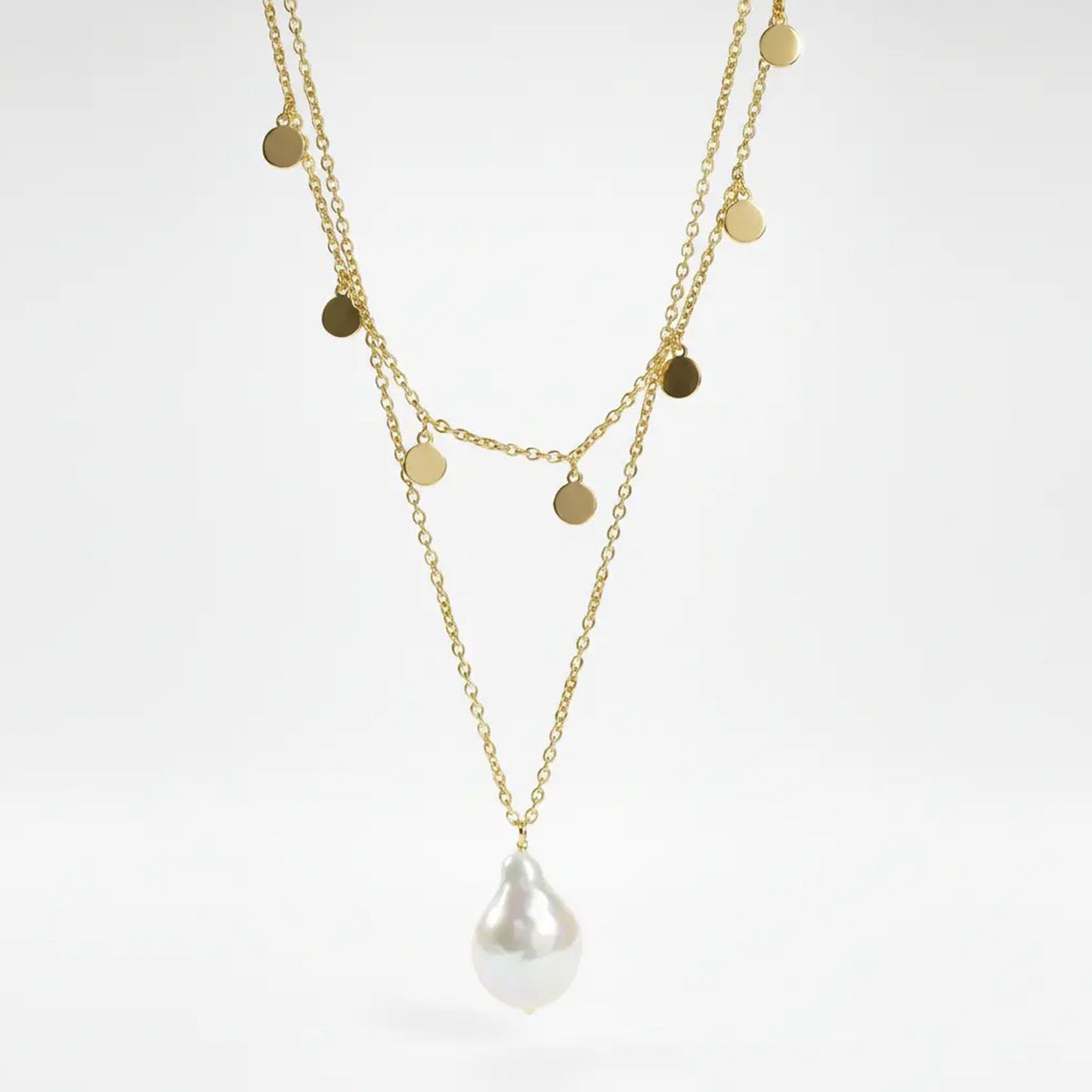 Gargantilla y Collar Plata 925 con Perla Barroca – Joyas 24/7