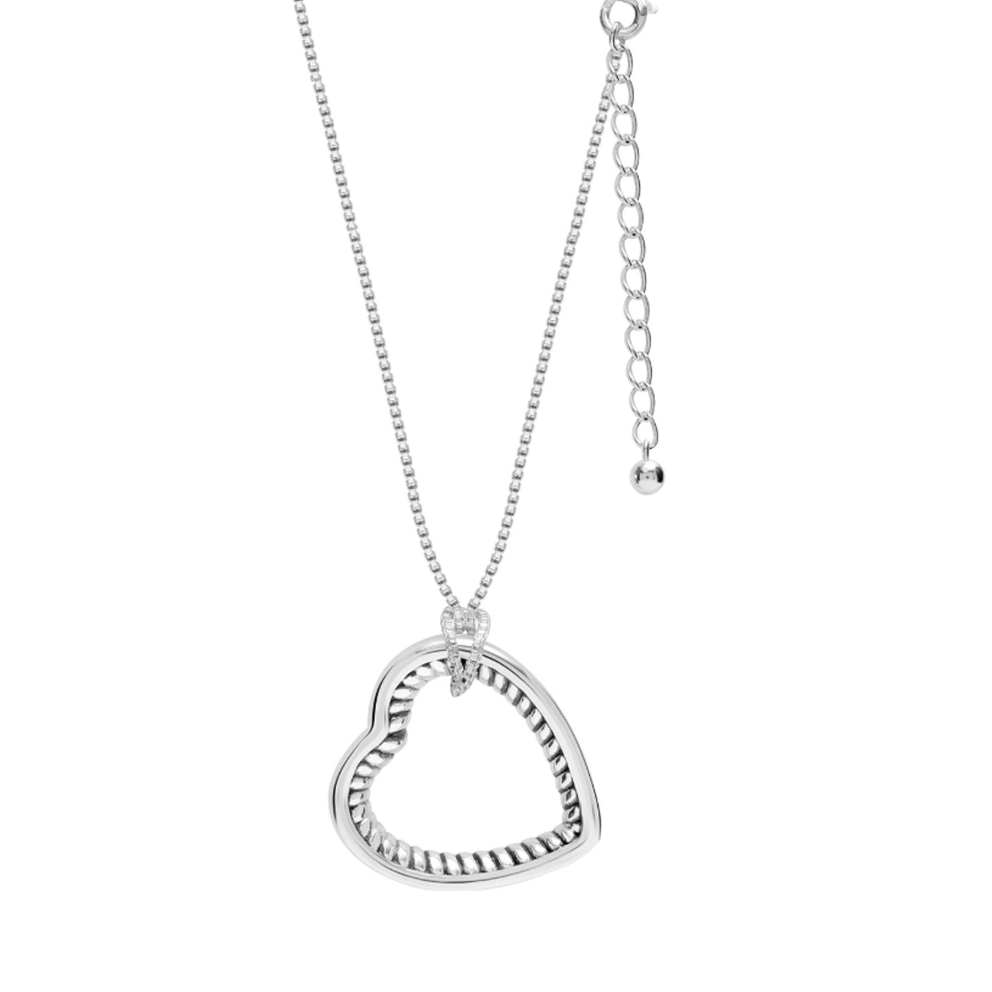 Collar Corazón Plata 925 – Joyas 24/7 | Minimalismo con Carácter