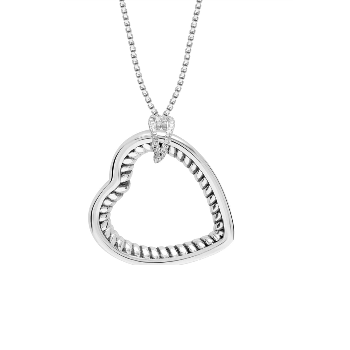 Collar Corazón Plata 925 – Joyas 24/7 | Minimalismo con Carácter