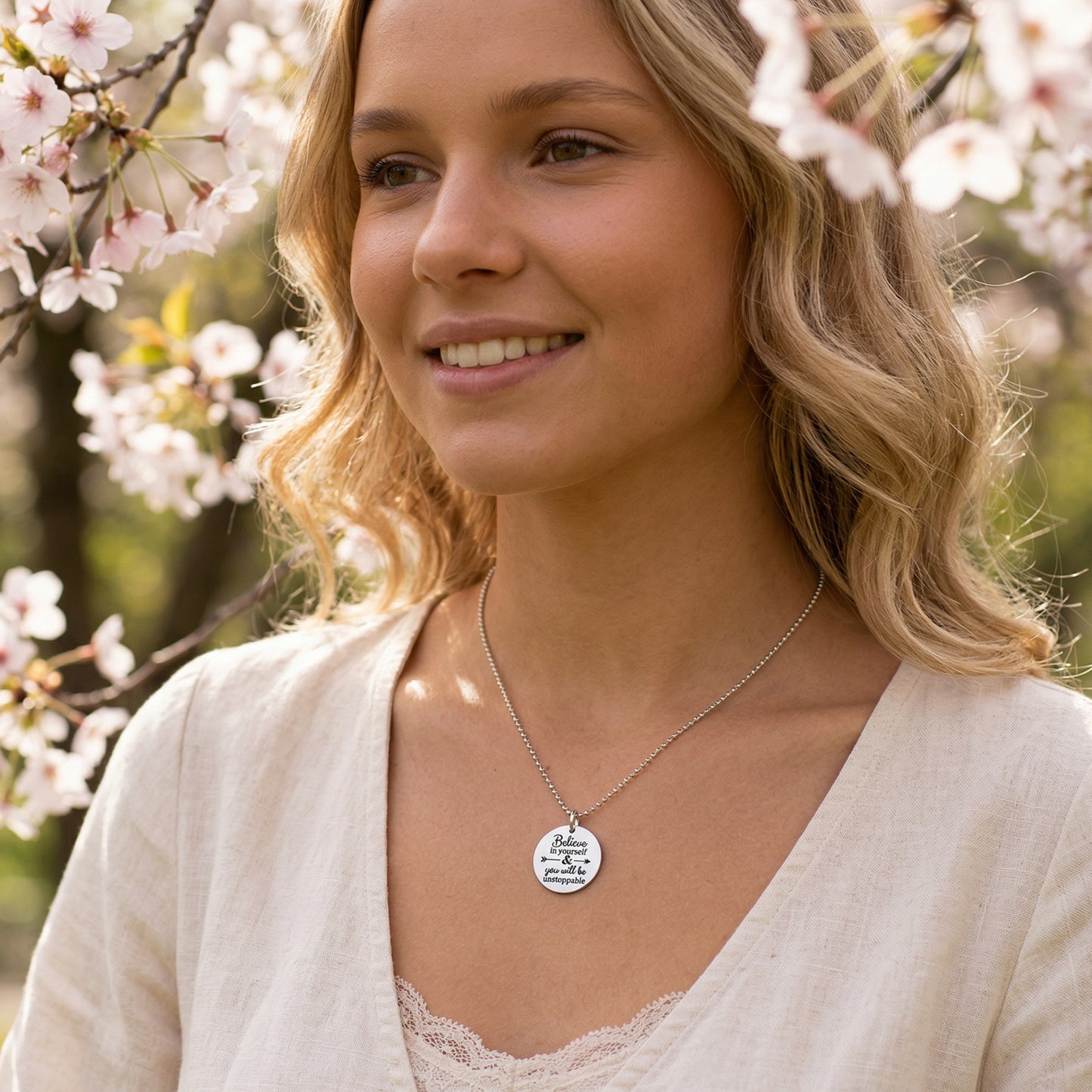 Collar “Believe in Yourself” Plata 925 – Joyas 24/7 | Minimalismo con Carácter