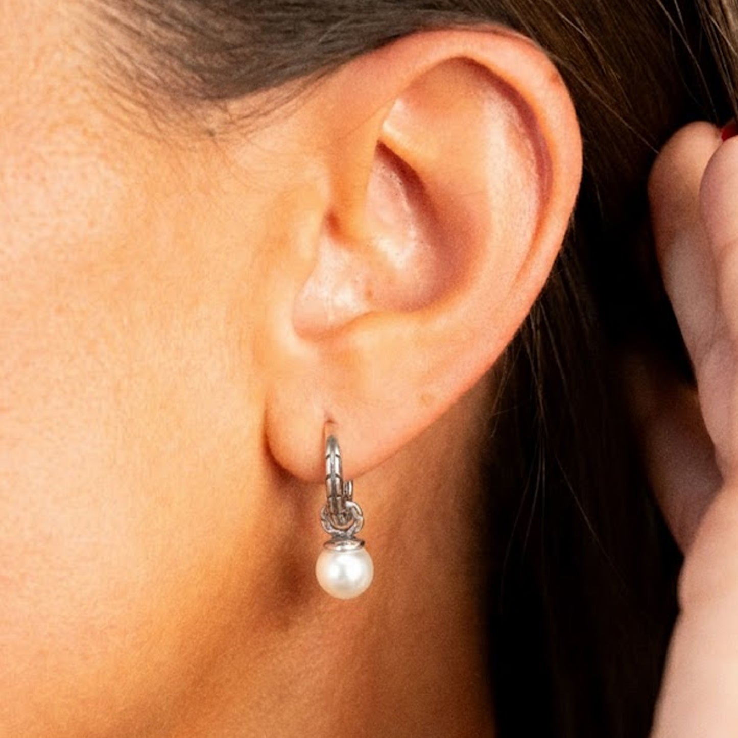 Aros con Perla