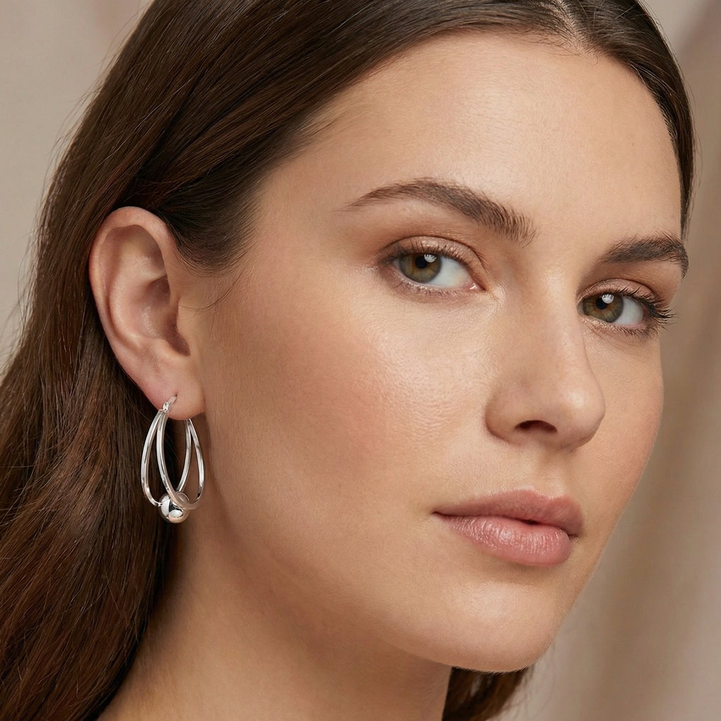 Pendientes de Aro Doble
