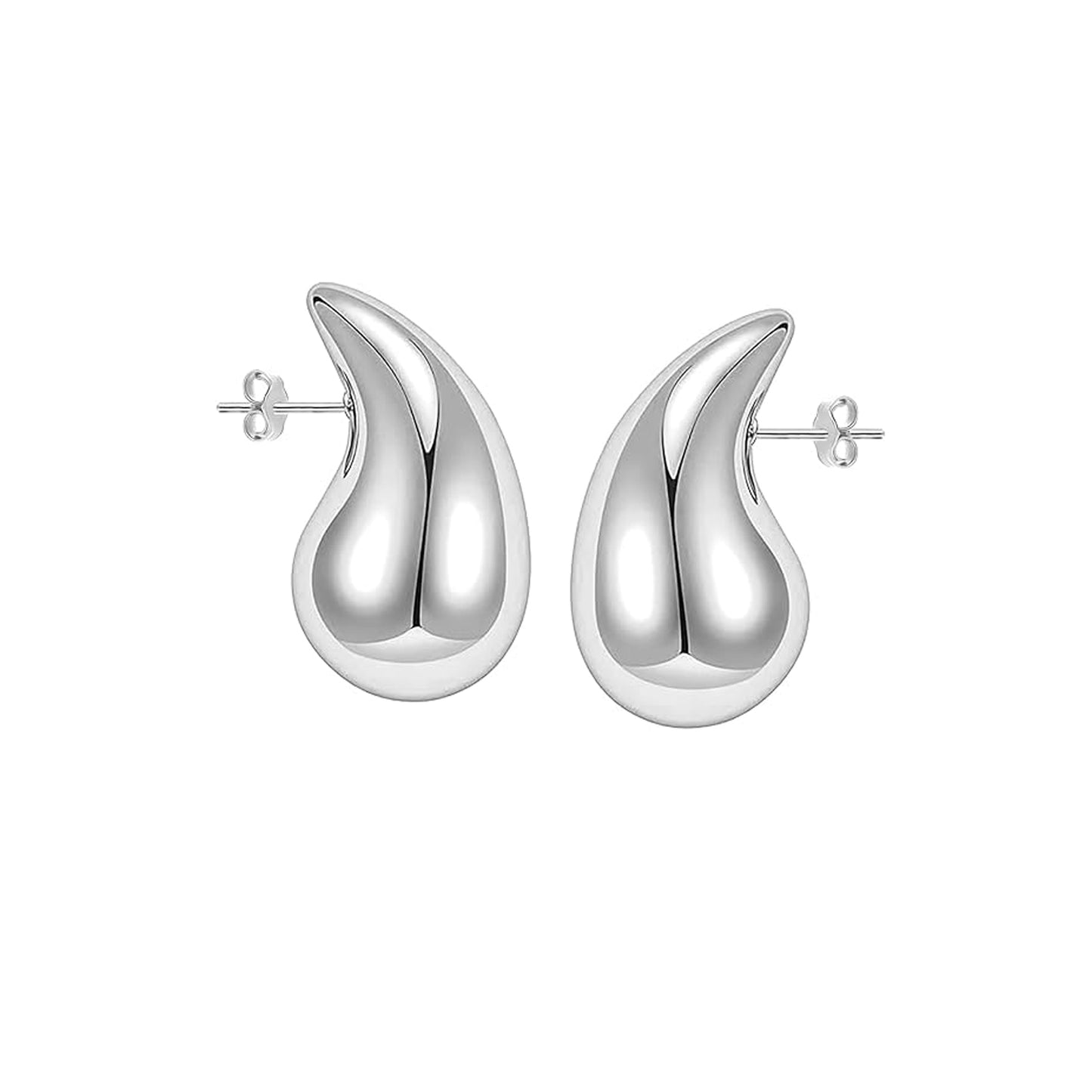 Pendientes Gota Mini Plata 925 Baño Oro – Joyas 24/7 | Minimalismo con Carácter