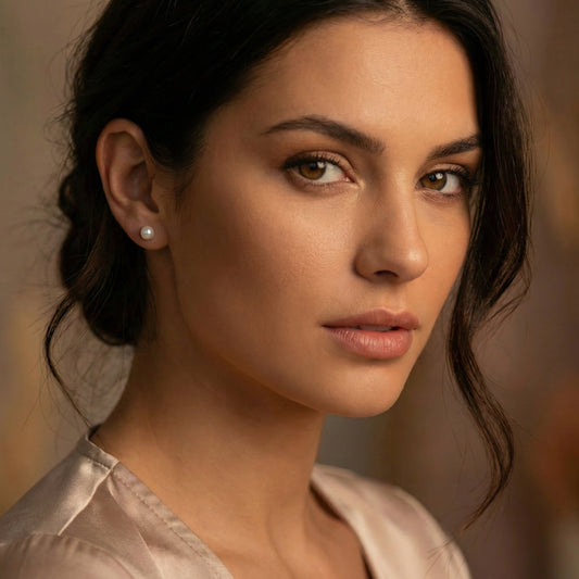 Pendientes Destello Eterno Plata 925 con Perla – Joyas 24/7 | Elegancia atemporal