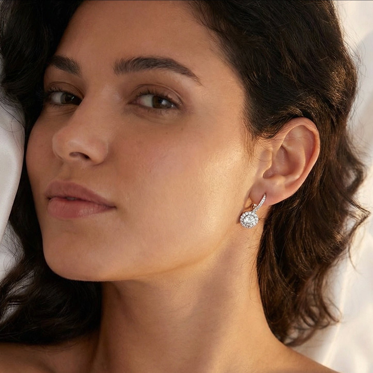 Pendientes Aro Plata 925 con Circonitas – Joyas 24/7 | Joyas para el día a día