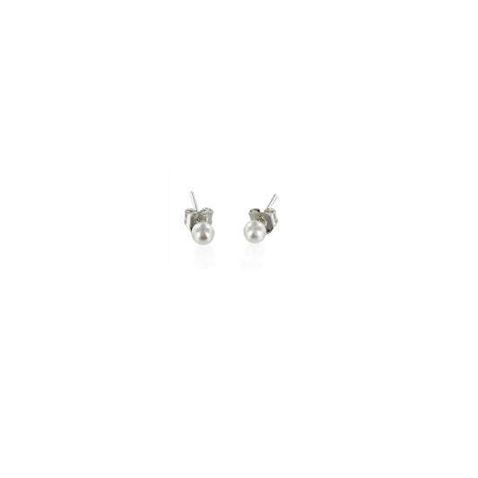 Pendientes Perla Nacarada 4mm – Joyas 24/7 | Elegancia atemporal