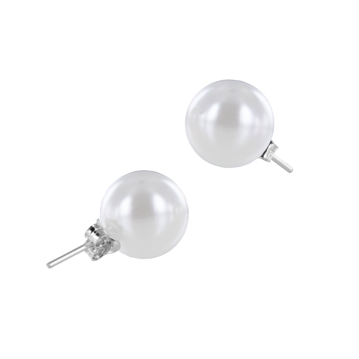 Pendientes Perla Nacarada 12mm – Joyas 24/7 | Elegancia atemporal