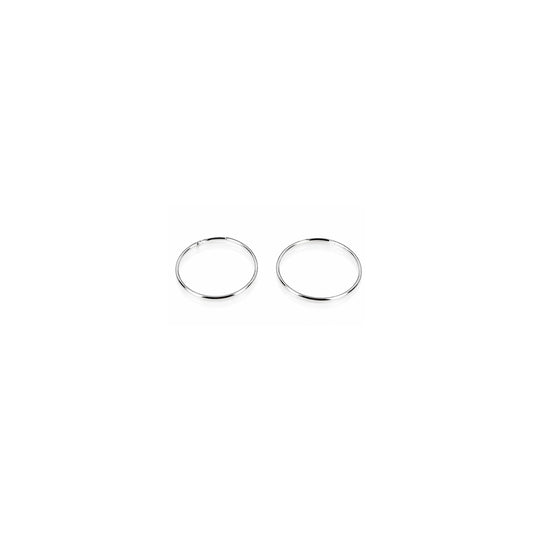 Pendientes Aro Plata 22x1.5mm – Joyas 24/7 | Minimalismo con carácter