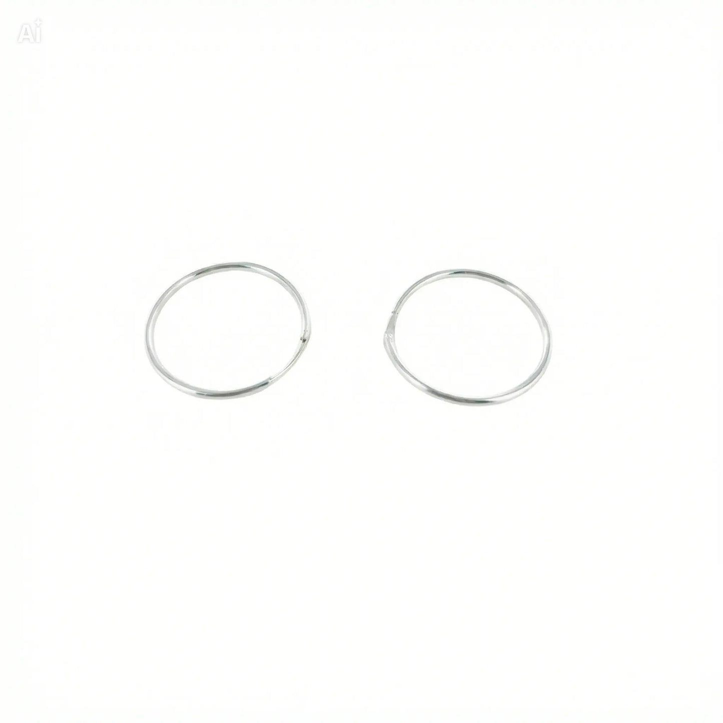 Pendientes Aro Plata 925 30x1.5mm – Joyas 24/7 | Joyas para el día a día