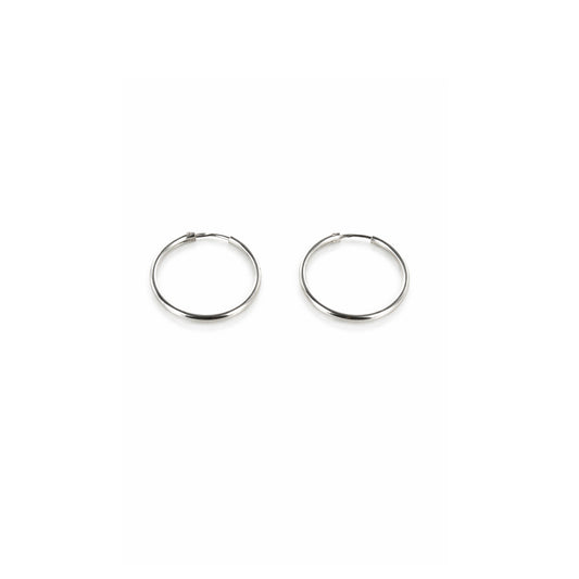 Pendientes Aro Plata 925 24x2mm – Joyas 24/7 | Joyas para el día a día