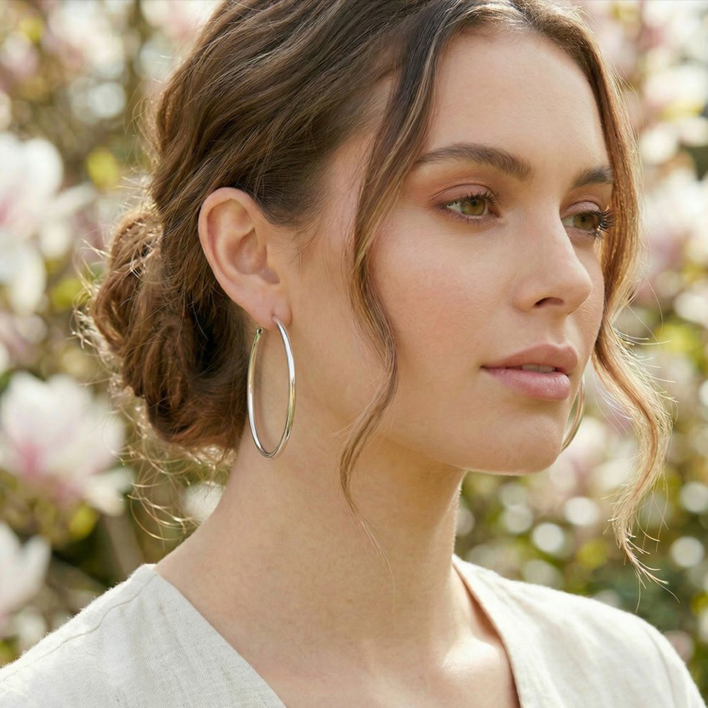 Pendientes Aro Plata 60x3mm – Joyas 24/7 | Minimalismo con carácter
