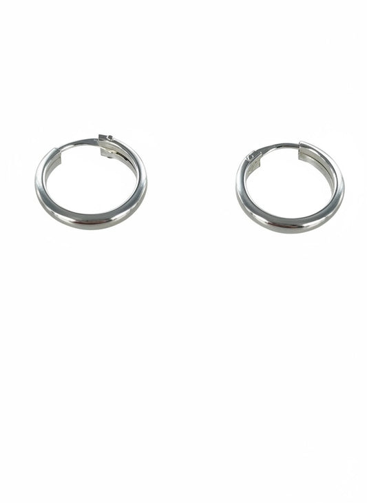 Pendientes Aro Plata 925 11x3mm – Joyas 24/7 | Joyas para el día a día
