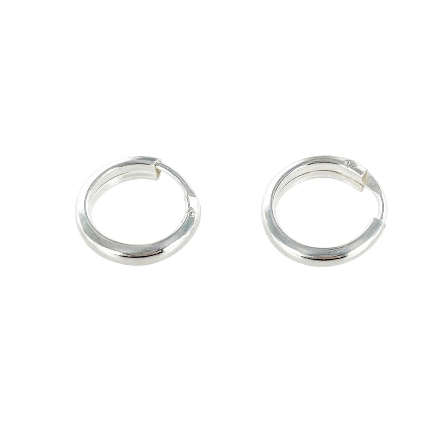 Pendientes Aro Plata 13x3mm – Joyas 24/7 | Minimalismo con carácter