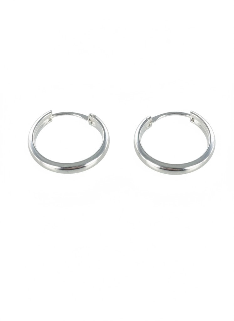Pendientes Aro Plata 15x3mm – Joyas 24/7 | Minimalismo con carácter