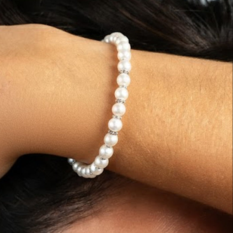 Pulsera de Perlas con Circonitas Plata 925 – Joyas 24/7