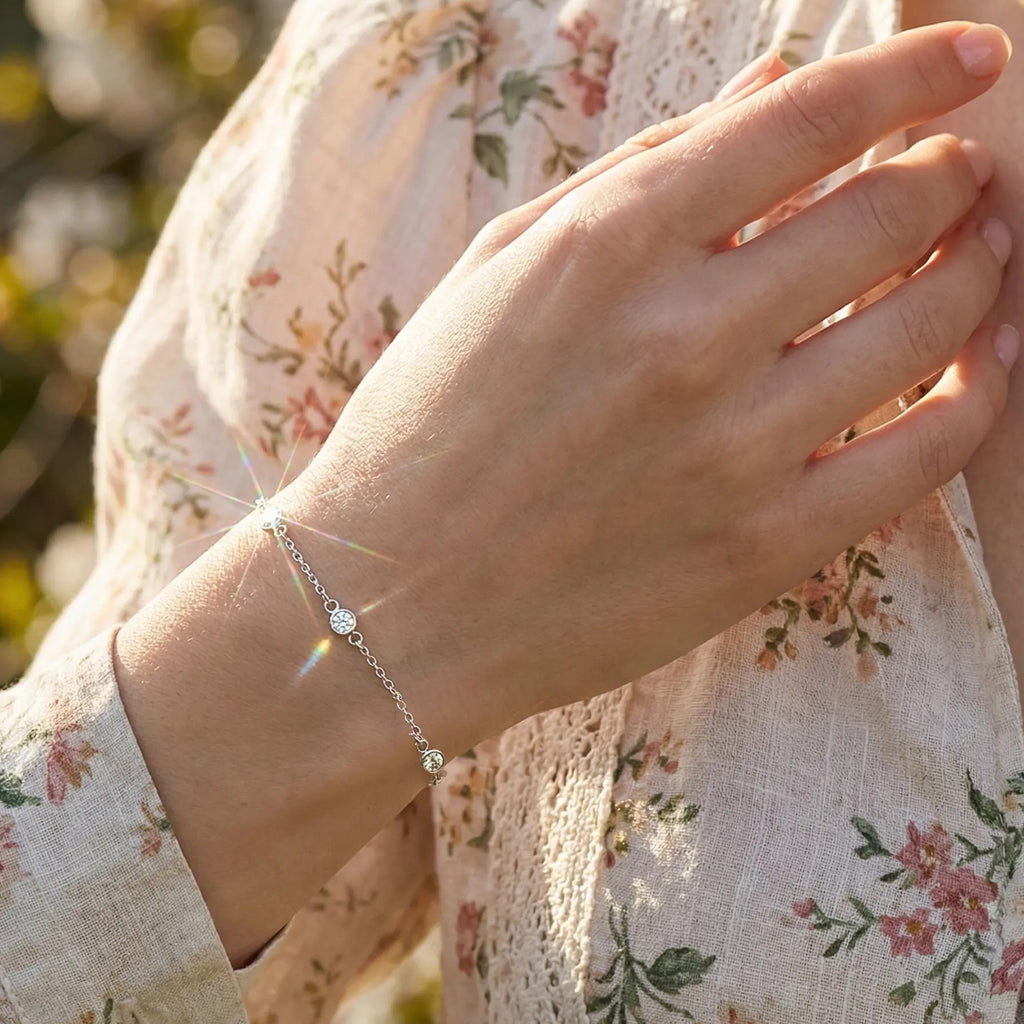 Pulsera de Circonitas Plata 925 – Joyas 24/7 | Minimalismo con Carácter