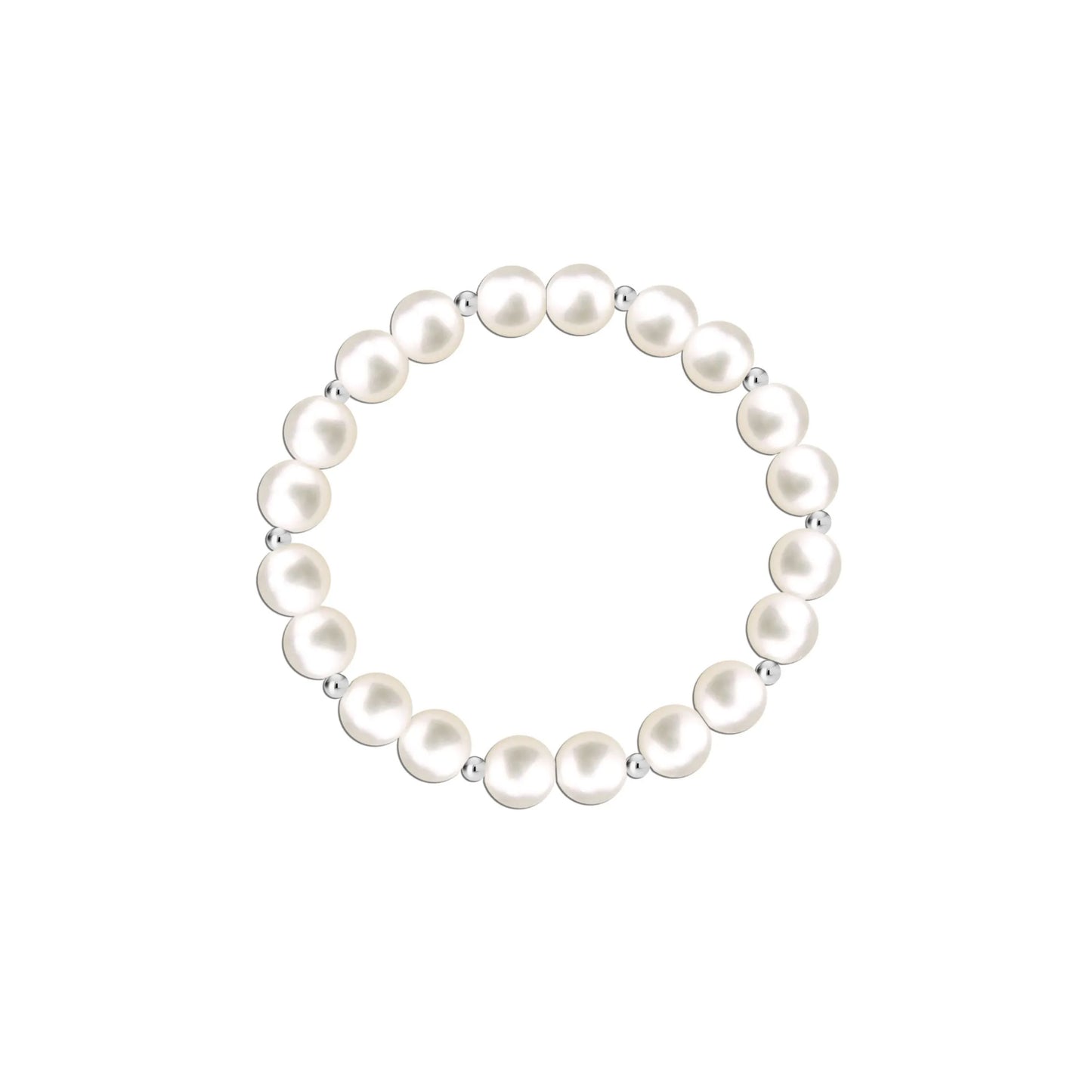 Pulsera Elástica de Perlas – Joyas 24/7 | Minimalismo con Carácter