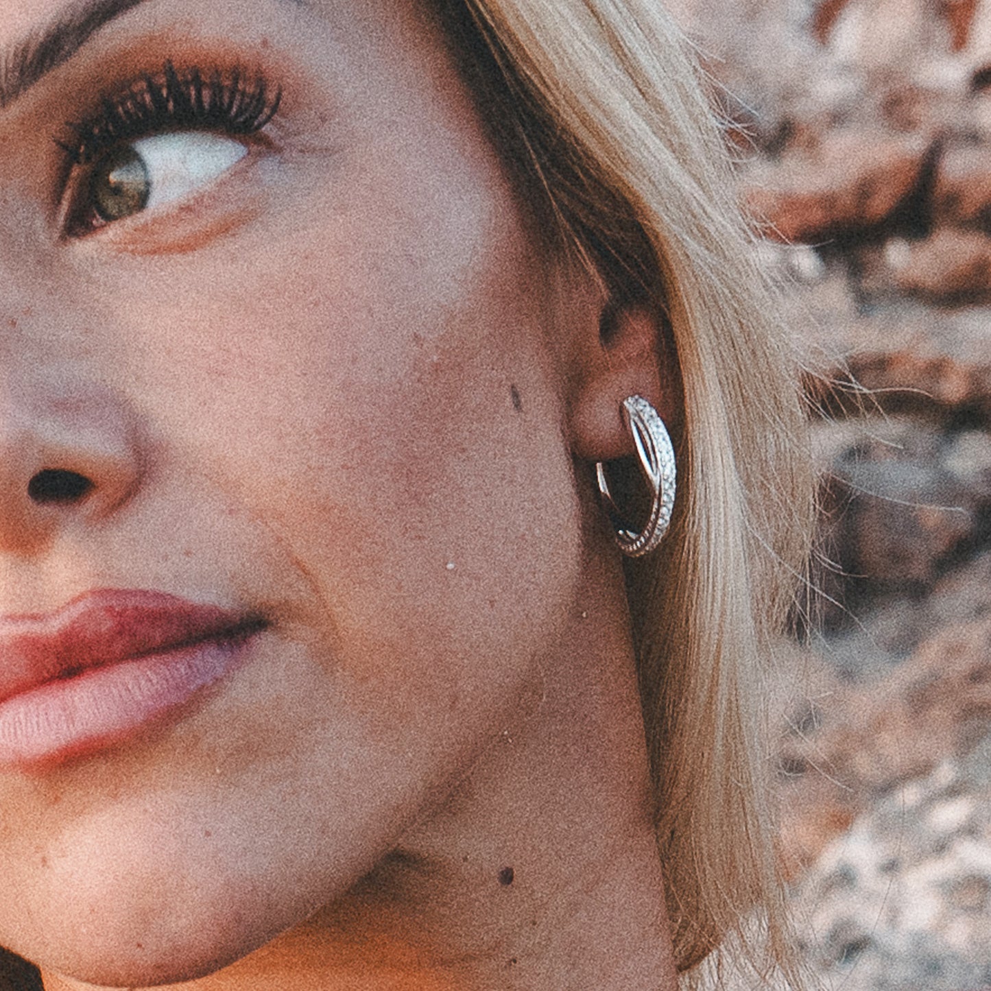 Pendientes de Aro Cruzado