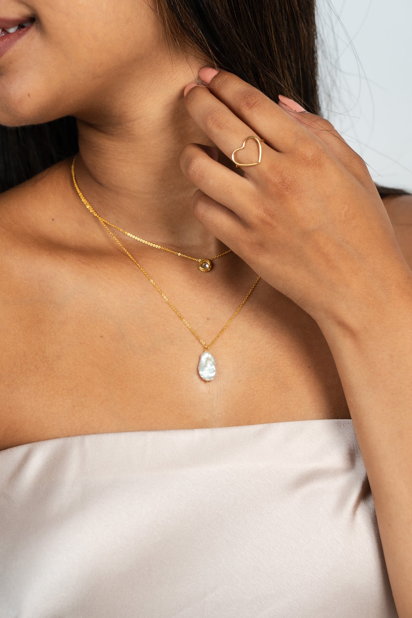 Sortija de Plata de Ley corazón