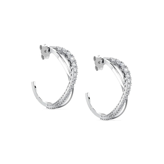 Pendientes de Aro Cruzado