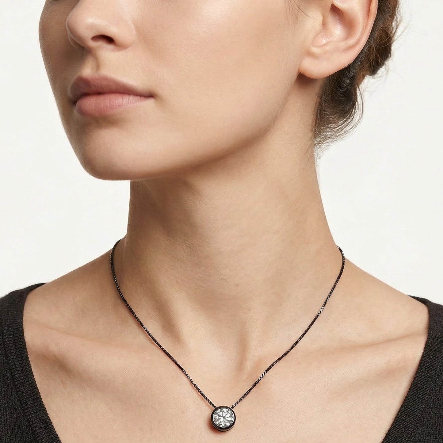 Collar de Plata 925 con Moissanita – Joyas 24/7 | Lujo Accesible
