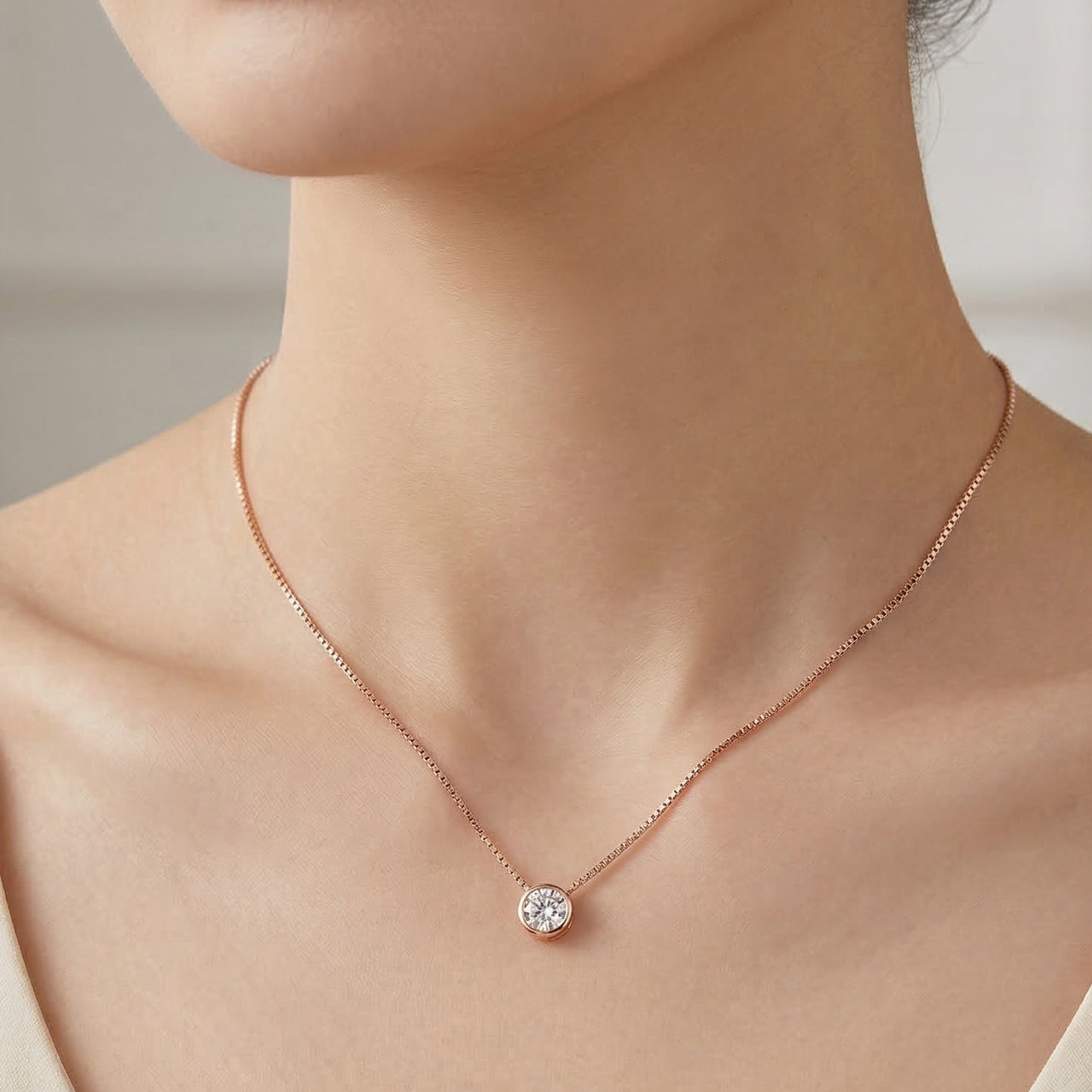 Collar de Plata 925 con Moissanita – Joyas 24/7 | Lujo Accesible
