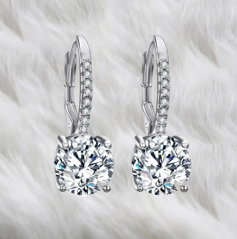 Pendiente colgante con cierre de palanca