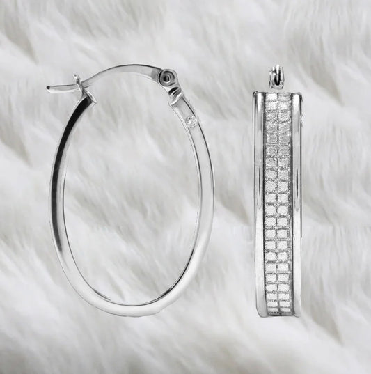 Pendientes de diamantes Flaunt Hoops