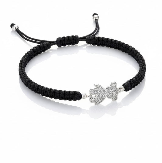 Pulsera niña de plata con circonitas