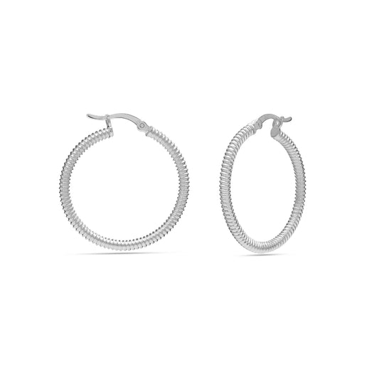 Pendientes de Aro Chuncky Texturizados