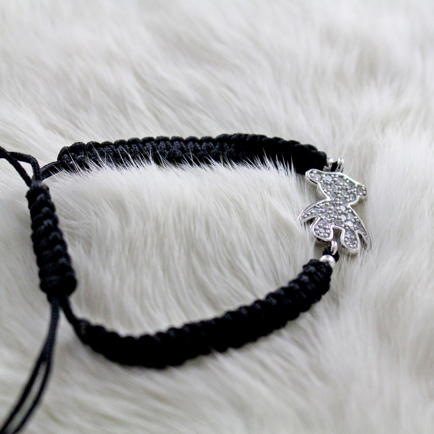 Pulsera niña de plata con circonitas