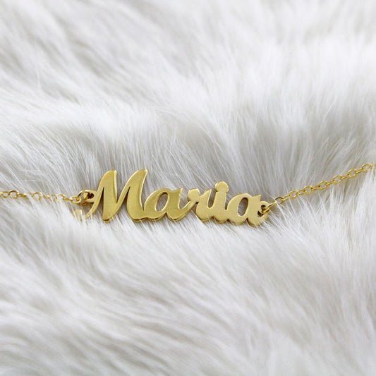 Pulsera nombre (personalizable) de Plata de Ley