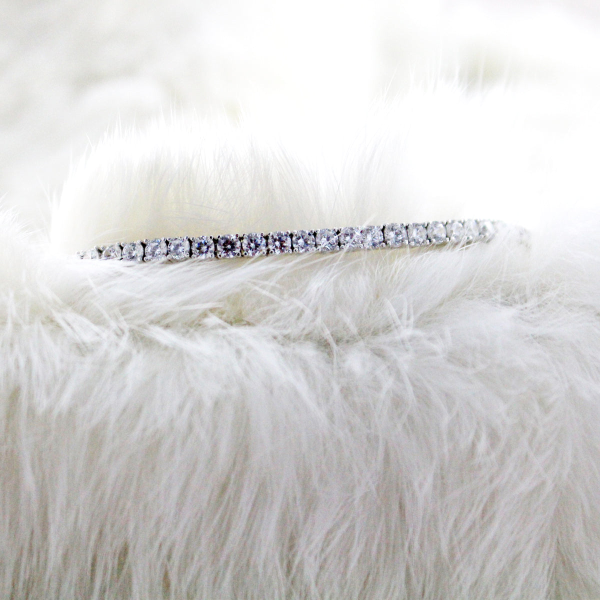 Pulsera tenis rivière