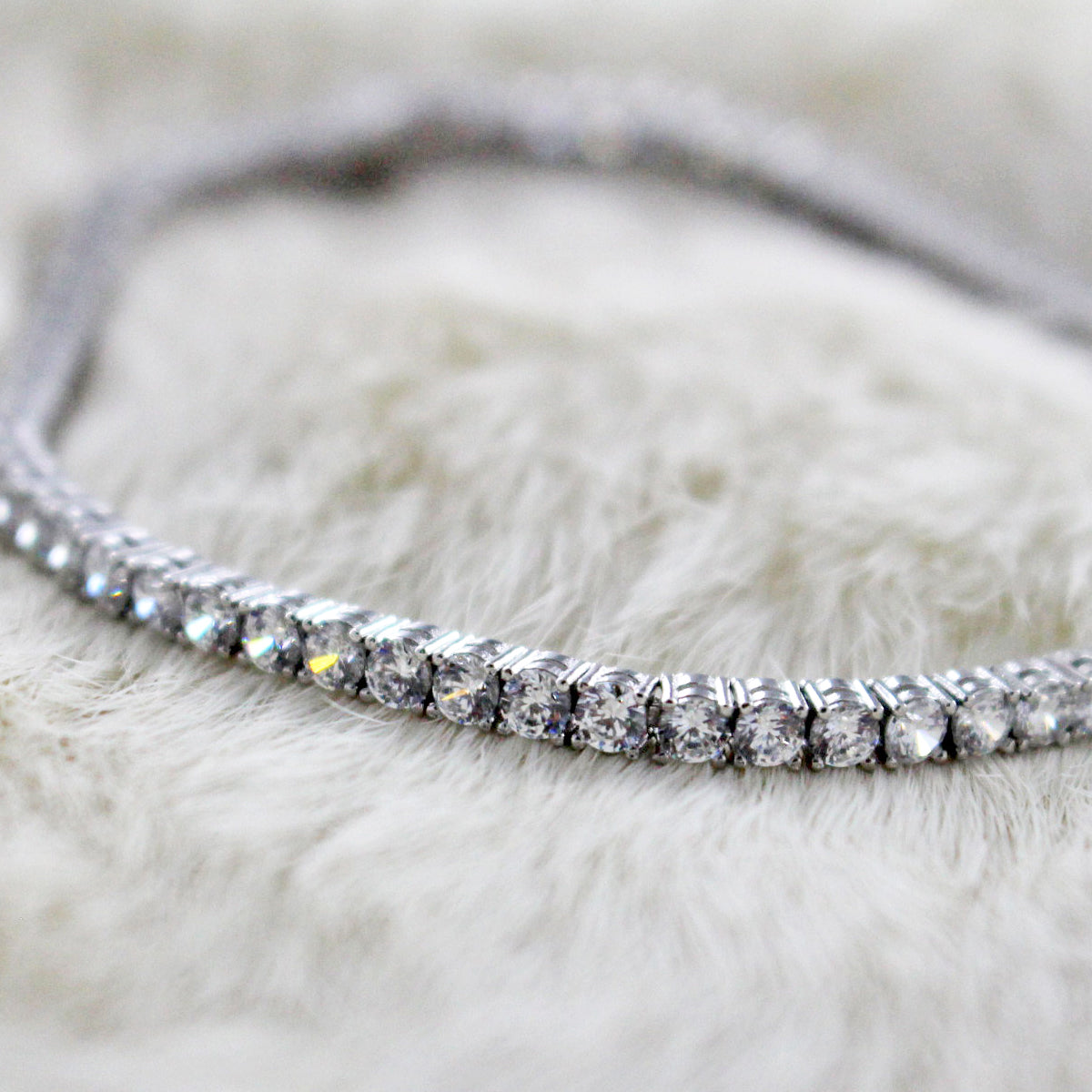 Pulsera tenis rivière